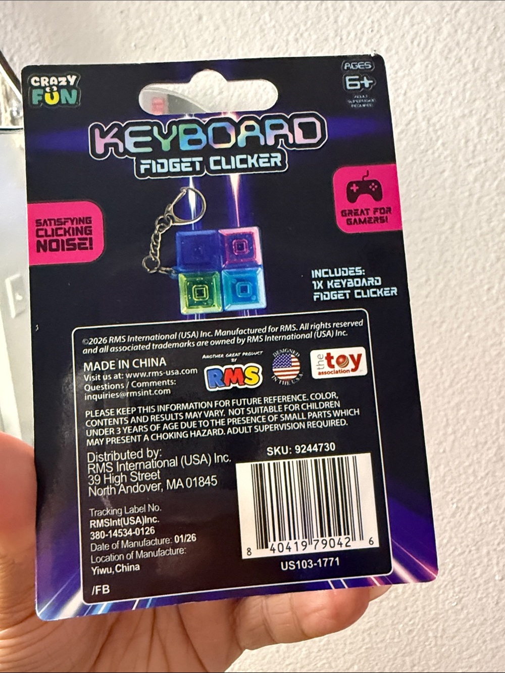 RMS Keyboard Fidget Clicker - Picture 4 of 5